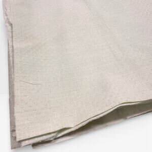 Vintage Flocked Ivory/Cream Swiss Dot Textured Fabric 44”x 1 Yard